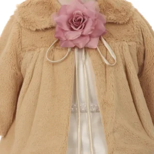 Extra Soft Fur Half Coat for Girls - I Saw You First Imaging LLC