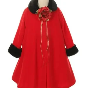 Fleece Cape-Style Girls Coat - I Saw You First Imaging, LLC